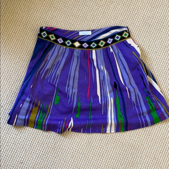 Emilio Pucci purple mini skirt size Medium - Picture 3 of 3